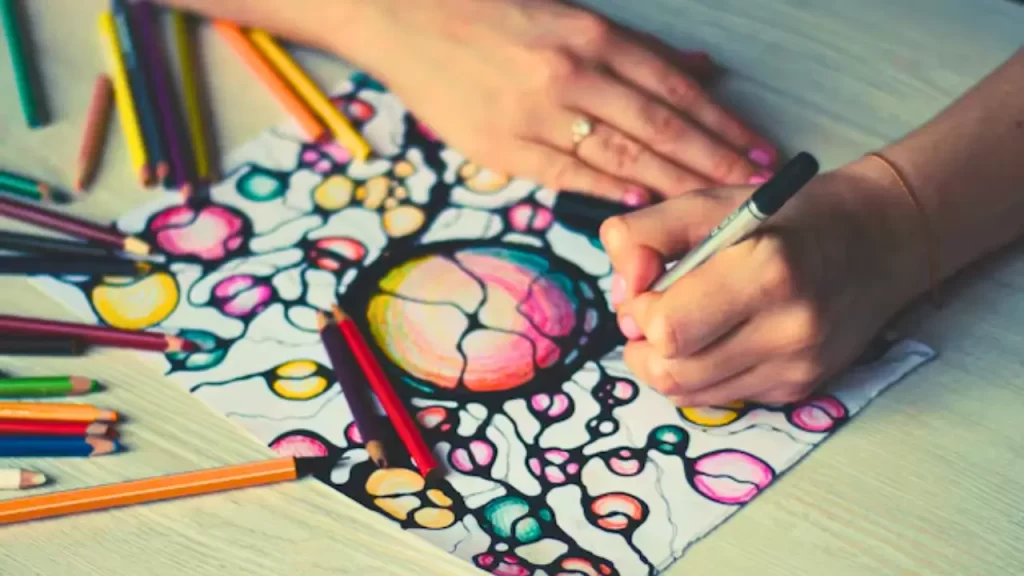 colorir para desestressar