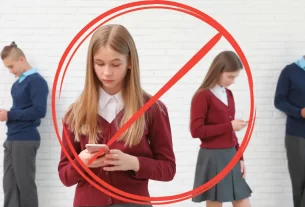 proibição de telefones nas escolas